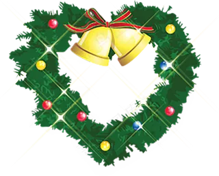 圣诞花圈免抠素材