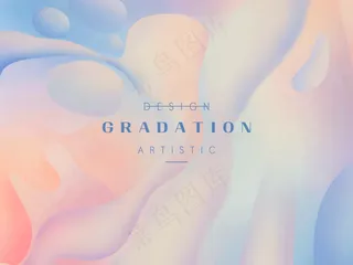 粉色系幻彩艺术背景4