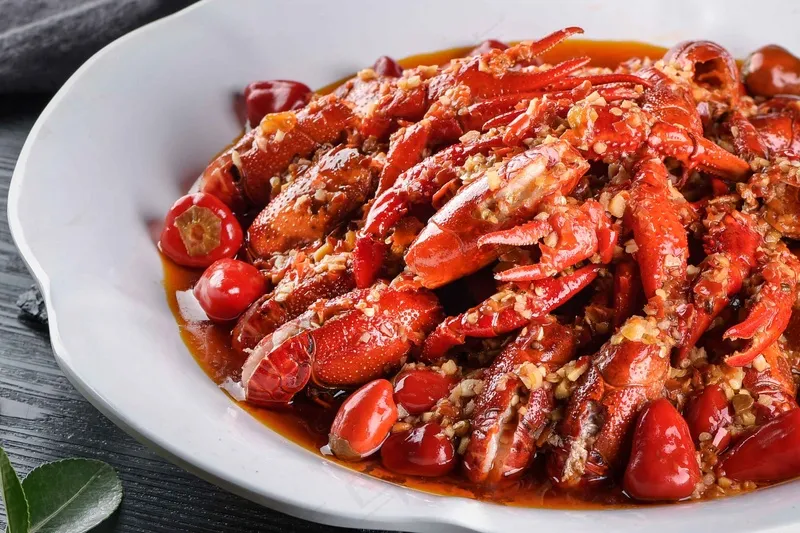麻辣小龙虾美食