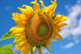 向日葵向阳鲜花摄影图