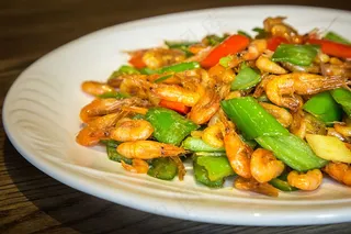 清炒河虾家常菜