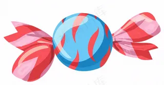 糖果甜蜜卡通插画免抠