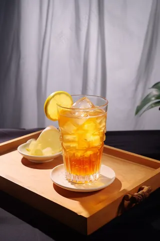水果柠檬茶奶茶果茶下午茶摄影图