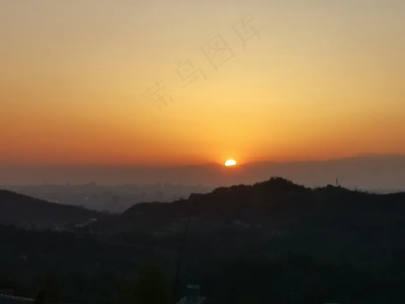 看日落美景