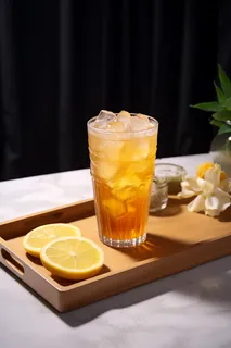 水果柠檬茶奶茶果茶下午茶摄影图