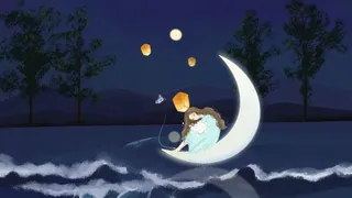 森系29浪漫海报背景