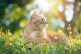 猫咪宠物猫可爱动物摄影图