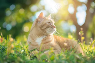 猫咪宠物猫可爱动物摄影图