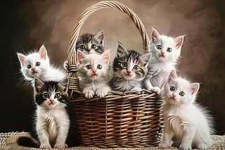 猫咪宠物猫可爱动物摄影图