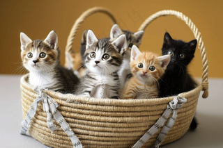 猫咪宠物猫可爱动物摄影图