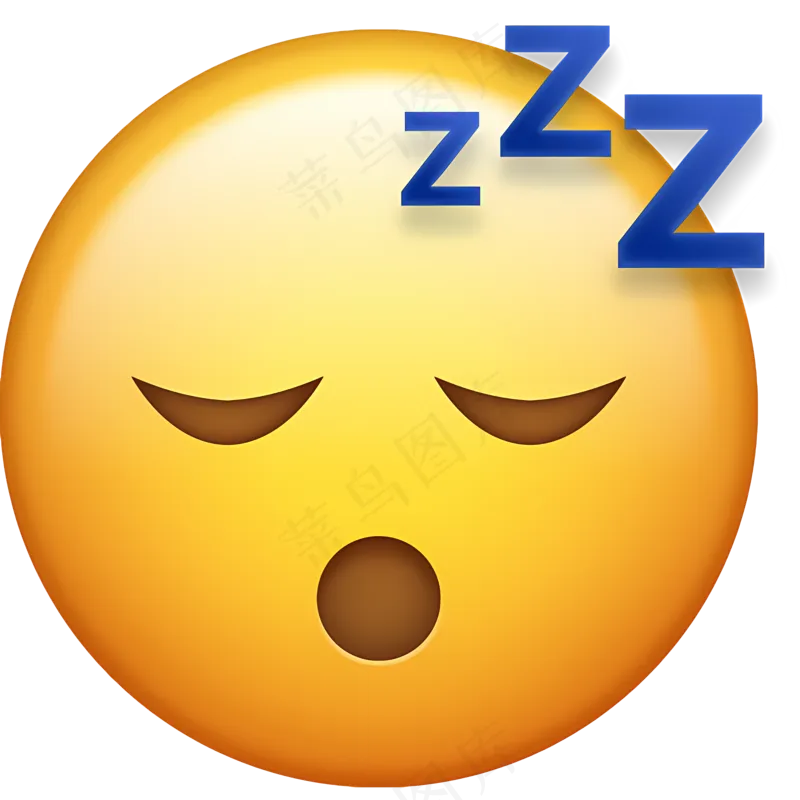 免抠睡觉打呼表情