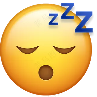 免抠睡觉打呼表情