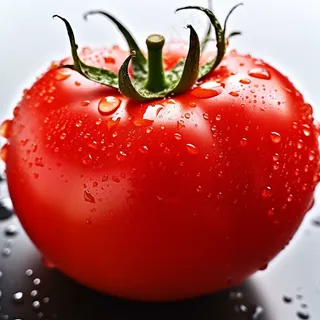 新鲜西红柿番茄水珠摄影图