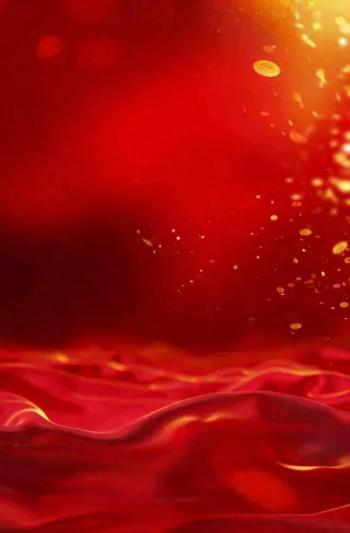 简约红色纹理背景金色颗粒光效科技线条国庆党建年会活动背景