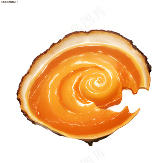 橙色 手绘 诱人 酱料 柠檬 液体 米其林 免抠 素材9
