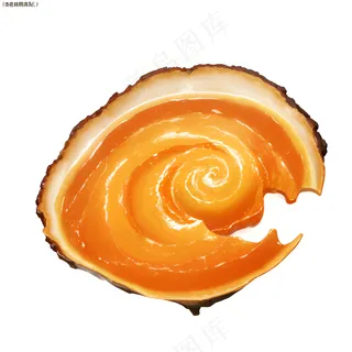 橙色 手绘 诱人 酱料 柠檬 液体 米其林 免抠 素材9