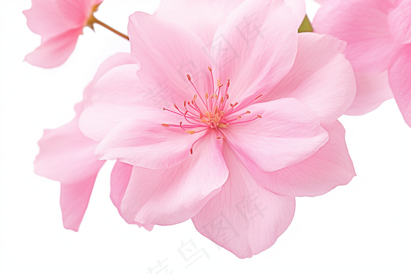 粉色的花朵樱花摄影图