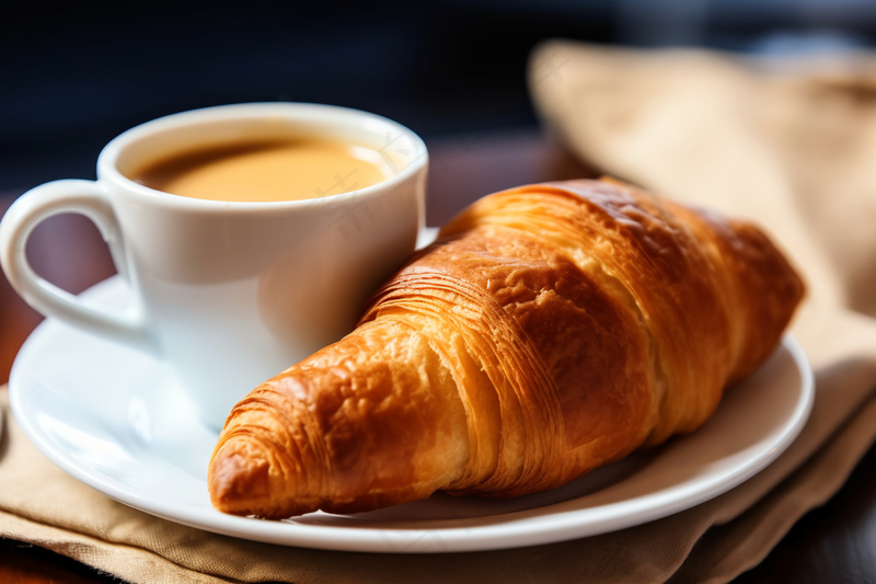 咖啡牛角面包甜品