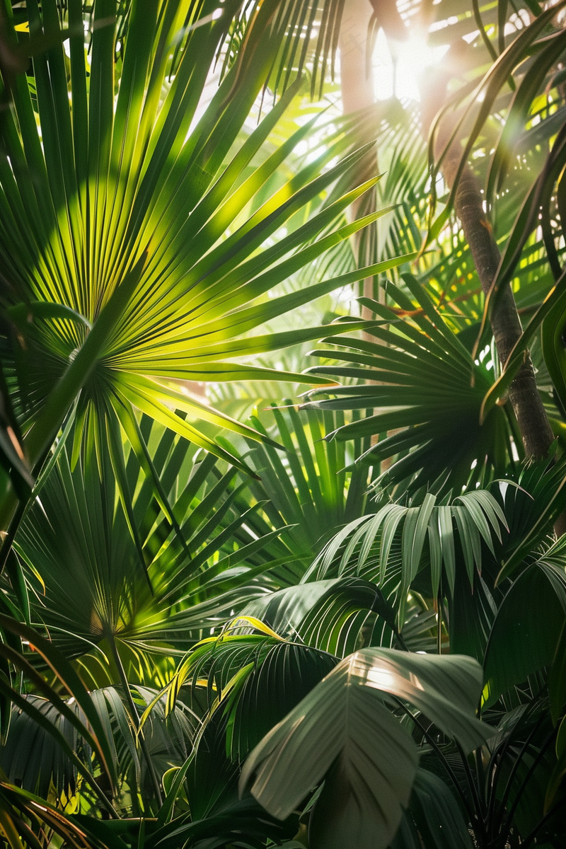 山林森林绿色大自然风景摄影图