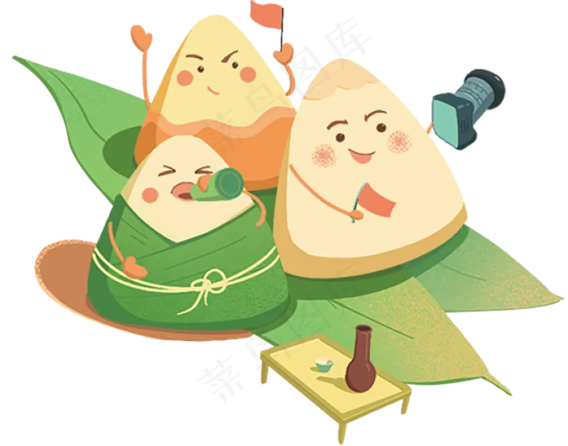 端午粽子透明素材