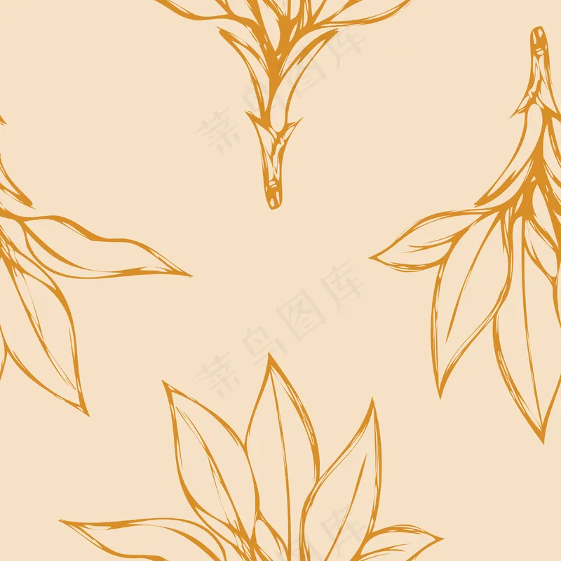 植物森系底纹