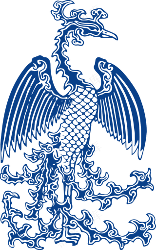 古代青花瓷图案花纹中国风图案祥云纹理传统图腾PNG免扣素材