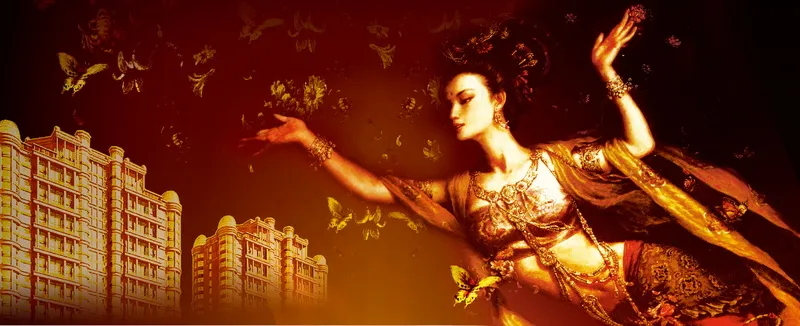 中国风元素海报_0075psd模版下载