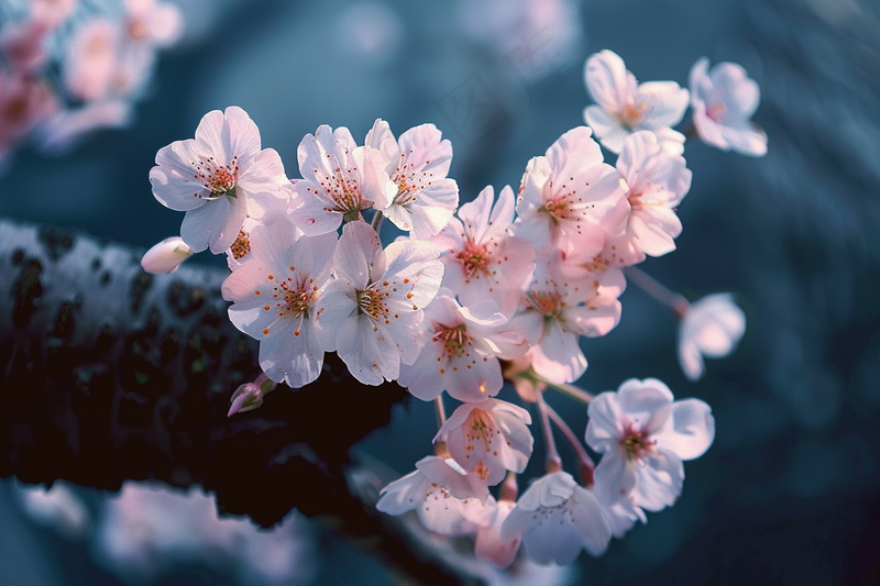 春日樱花花朵摄影图(4032x2688)