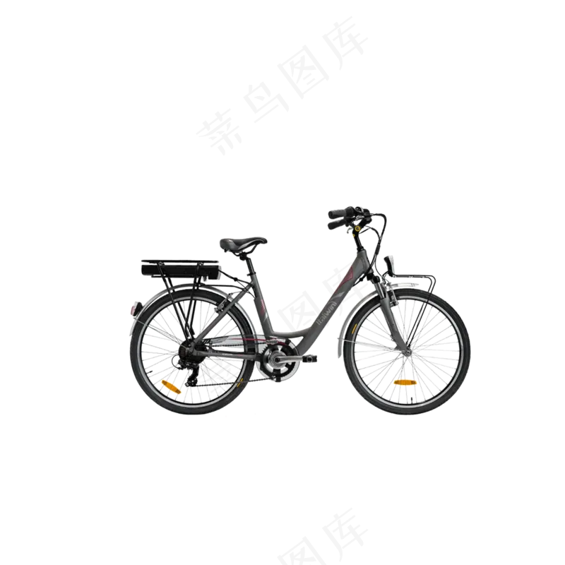 免扣一辆黑色的自行车