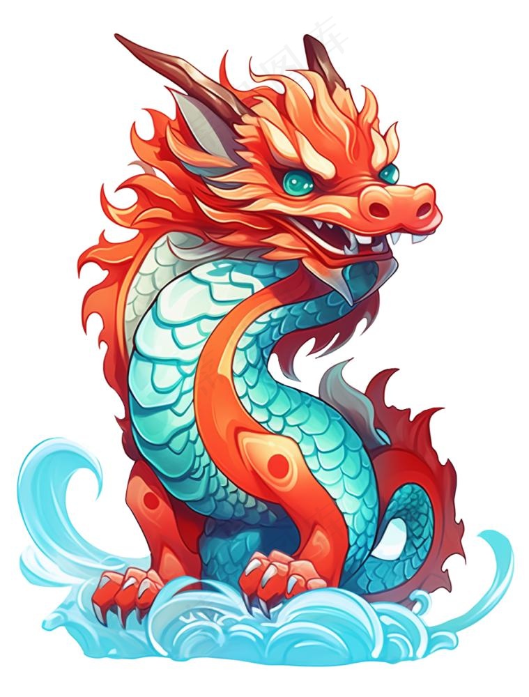 可爱卡通龙形象