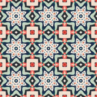 复古几何图案