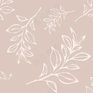植物森系底纹