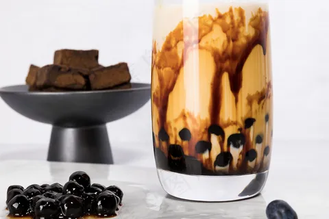 巧克力奶茶饮品