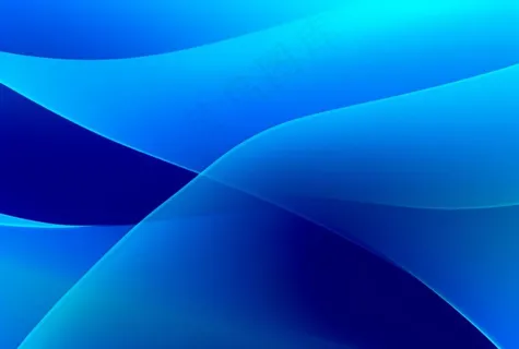 蓝色几何形线条科技背景