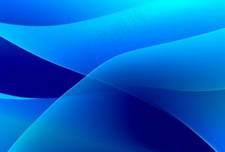 蓝色几何形线条科技背景