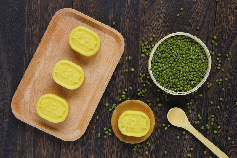 绿豆糕甜品小吃