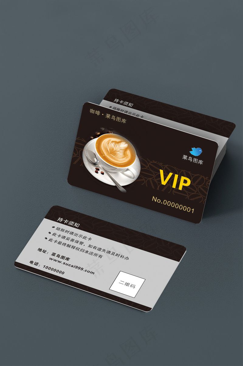 黑色金色质感黑色会员卡黑色会员卡VIP卡名片cdr矢量模版下载