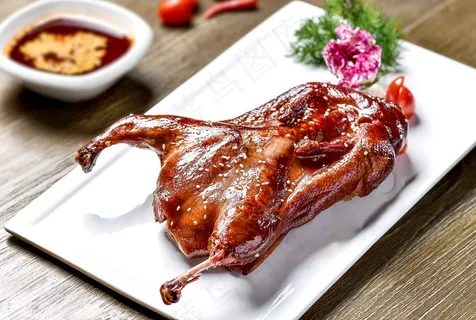 特色烤鸭美食