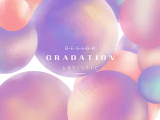 粉色系幻彩艺术背景10