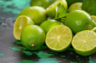 青柠檬水果摄影图