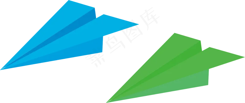 卡通手绘箭头纸飞机PNG免抠元素图片海报背景儿童装饰漂浮