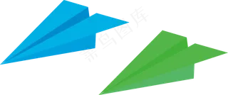 卡通手绘箭头纸飞机PNG免抠元素图片海报背景儿童装饰漂浮