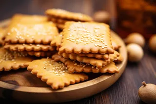 苏打饼饼干烘焙摄影图