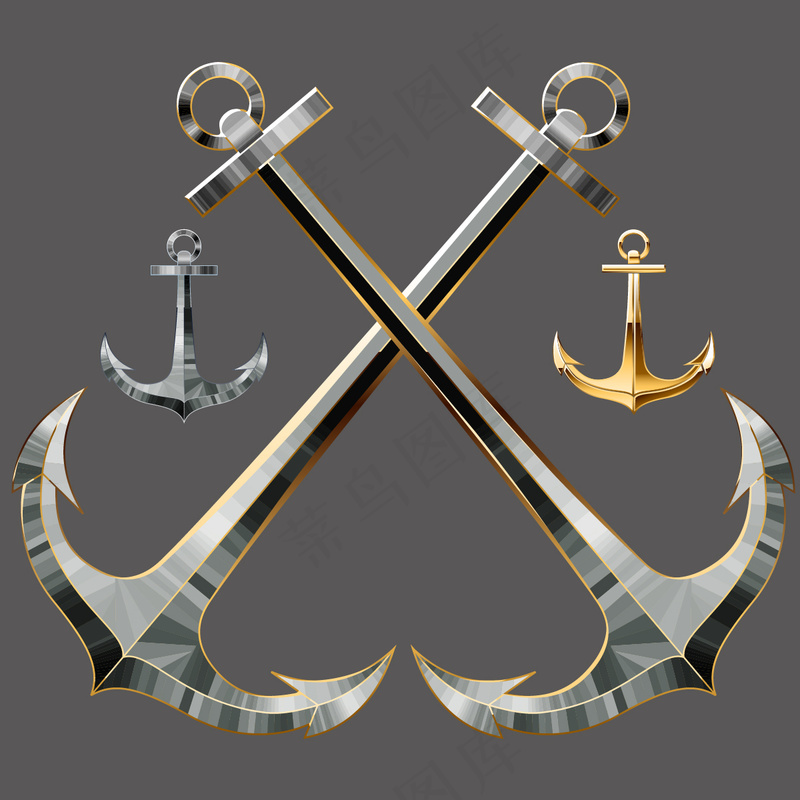 船锚矢量图素材