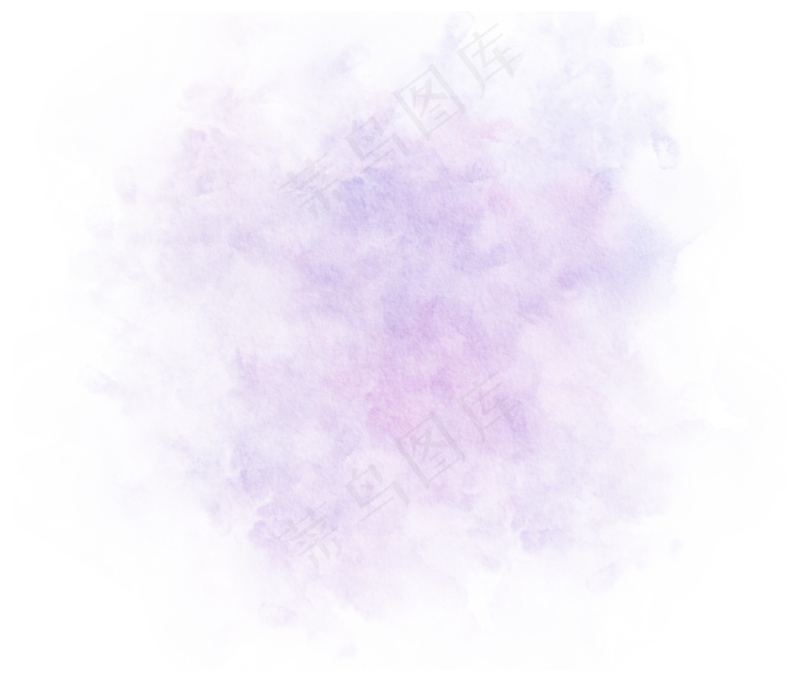 中国新年传统水墨晕染彩色免扣图片素材56