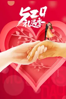情人节节日活动海报 情人节节日活动海报