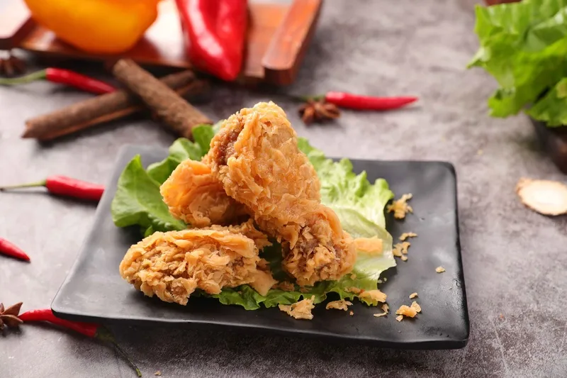 油炸鸡腿美食 油炸鸡腿美食