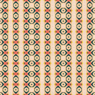 复古几何图案