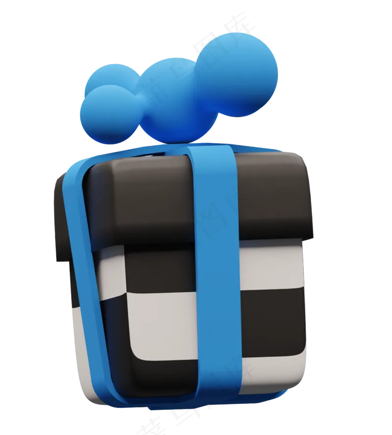 礼物2.5D立体免扣元素