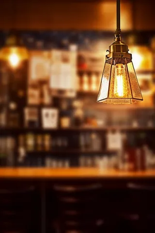 简约大气灯复古背景